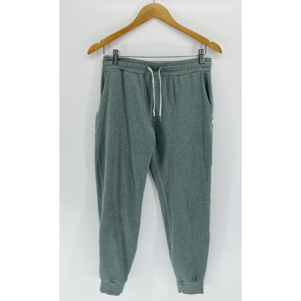 Vuori DreamKnit Performance Jogger Womens L Heathered Sage Green Cozycore